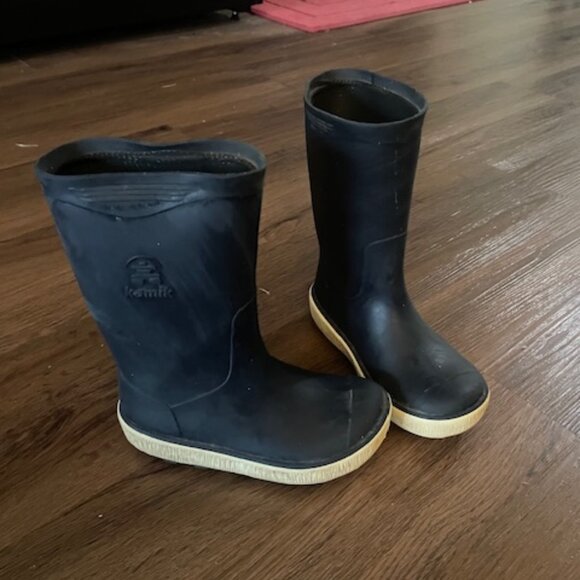 Kamik Kids Rain Boots | Black | Size 13 | Waterproof - Picture 1 of 3